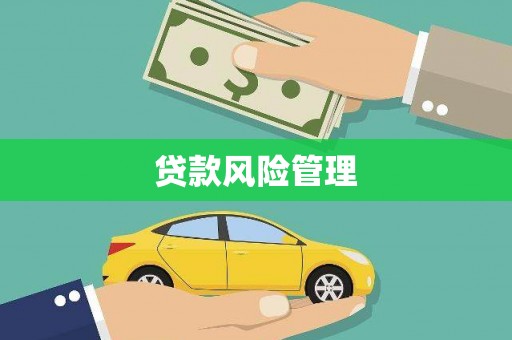 涪陵贷款风险管理