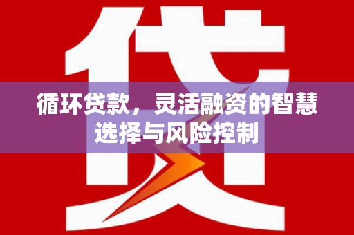 涪陵循环贷款，灵活融资的智慧选择与风险控制