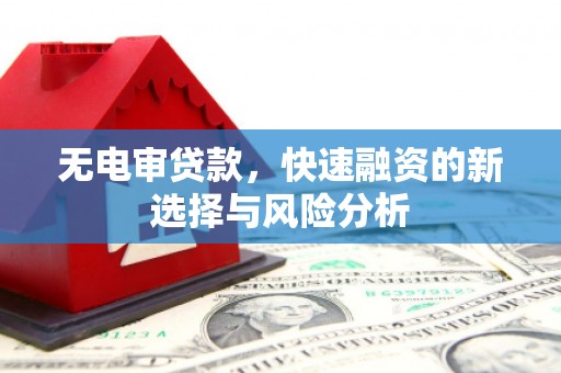 涪陵无电审贷款，快速融资的新选择与风险分析