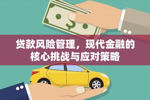 涪陵贷款风险管理，现代金融的核心挑战与应对策略