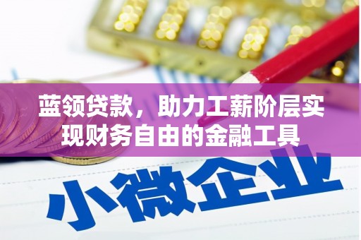 涪陵蓝领贷款，助力工薪阶层实现财务自由的金融工具